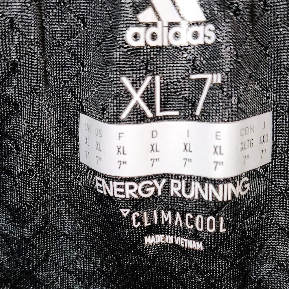 Mens Adidas Climacool Energy Running 7" Black Shorts With Liner - Picture 5 of 6